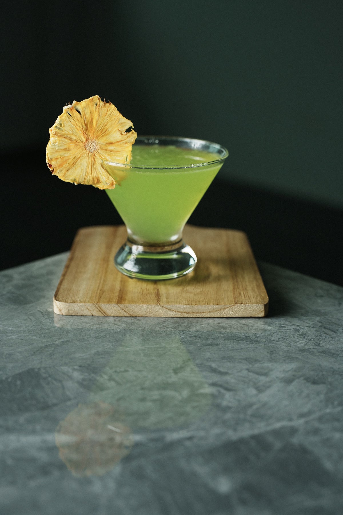 Dried Pineapple Garnish